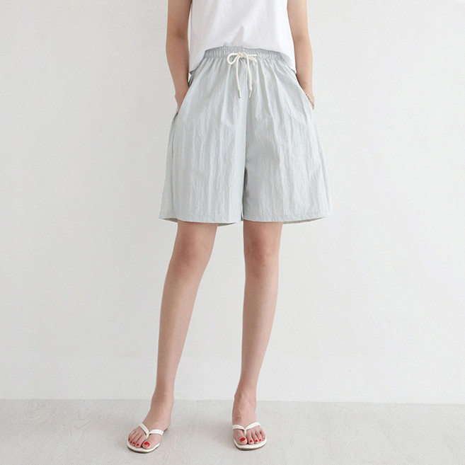 앤드스타일 여성용 4부/5부/6부 기장 와샤 나일론 반바지 264696