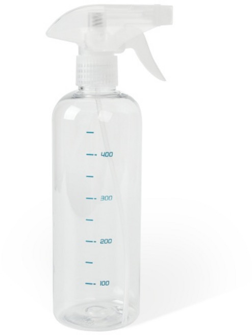 눈금이 있는 분무기 500ml, 투명, 1개
