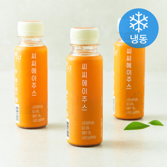 생즙연구소 씨씨에이주스 (냉동), 3개, 120ml