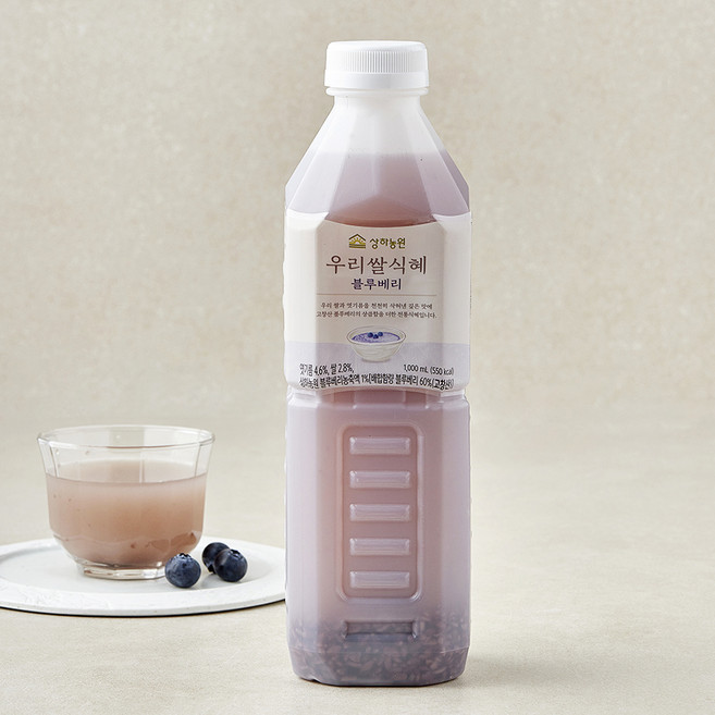 상하농원 우리쌀식혜 블루베리, 1개, 1L