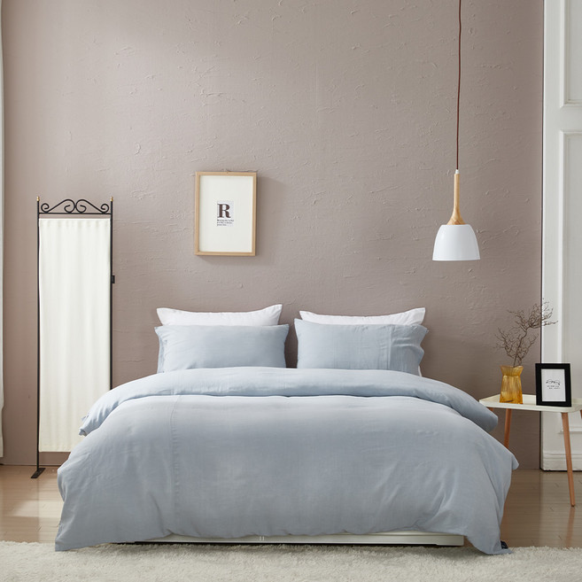 클라우드 텐셀 린넨 베이직 이불커버, 스카이