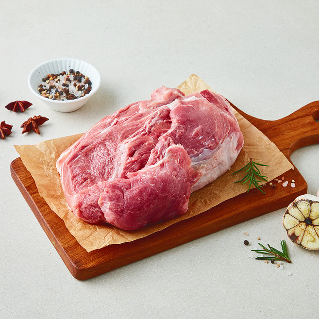 포크밸리 국내산 앞다리살 1등급 이상 수육용 (냉장), 1개, 1kg