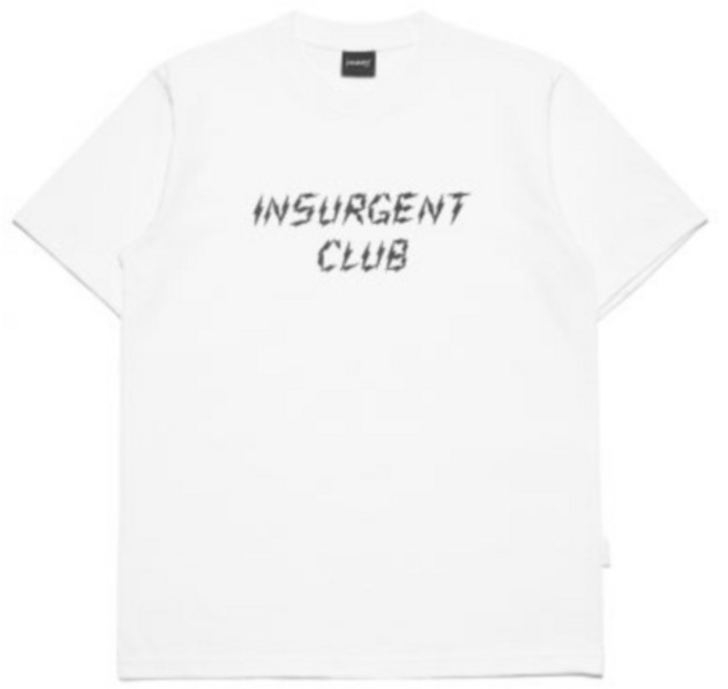 INSURGENTCLUB Lighting 短袖T恤, 白色