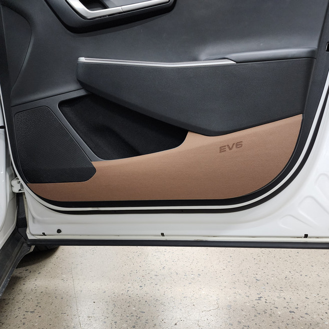 매드라인 스크래치 방지 더뉴 도어 커버 4p 세트, 다크브라운, EV6