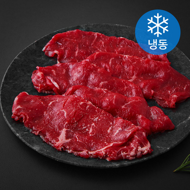 실속한우 조은장터 채끝 2등급 샤브샤브용 (냉동), 300g, 1개