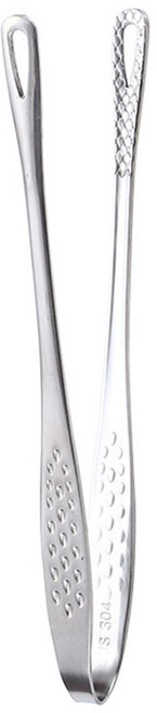 홈픽리빙 304 스텐 주방 다용도 집게 17.5cm, 실버, 1개