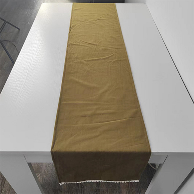 파라다이소 홈 깔끔하게 원하는 컬러픽 단색 테이블 러너, 01, 32 x 190 cm