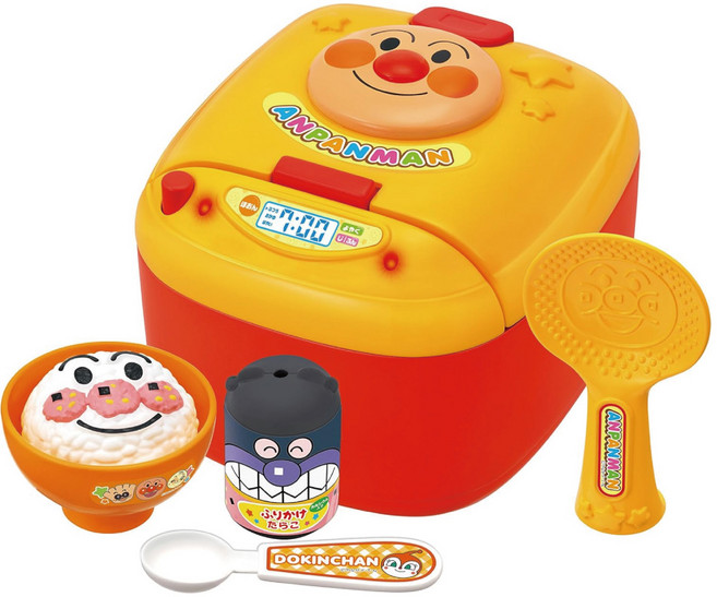 ANPANMAN 麵包超人 飯飯煮好囉！炊飯玩具組, 黃色, 1套