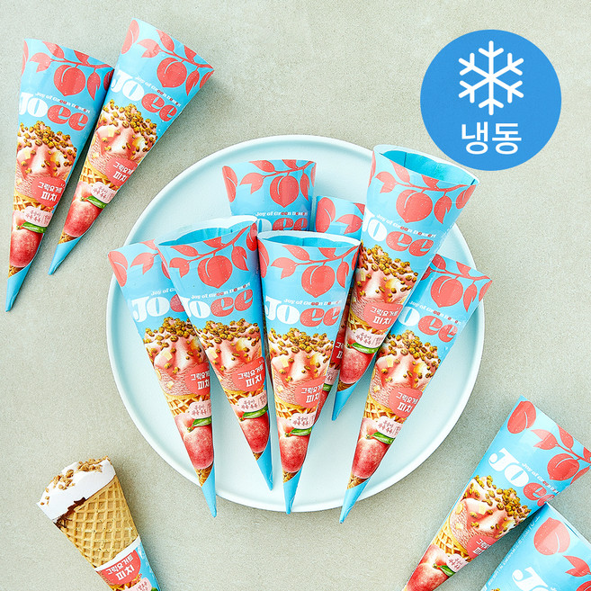 롯데웰푸드 JOEE 그릭요거트 피치콘 (냉동), 24개, 1개입, 150ml