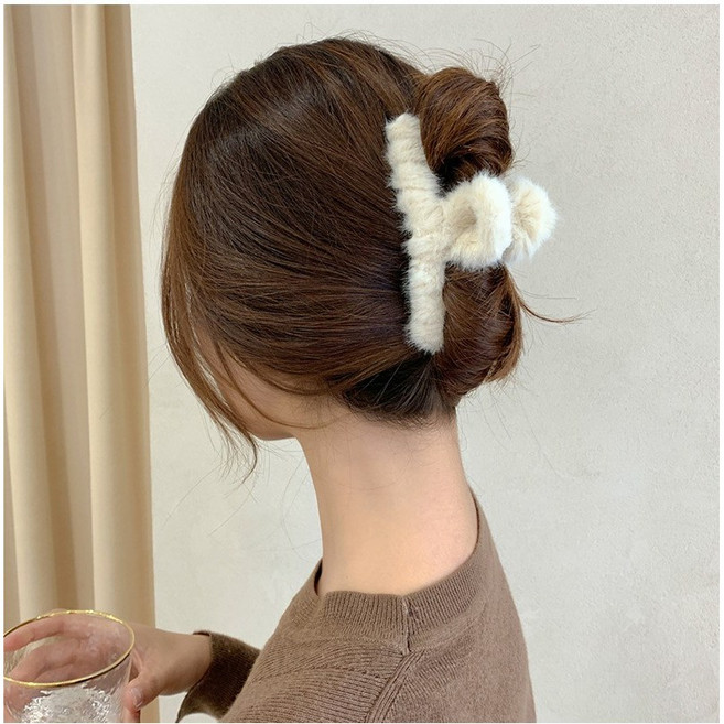 미다미 로카 빅사이즈 퍼 집게핀 13cm 1223