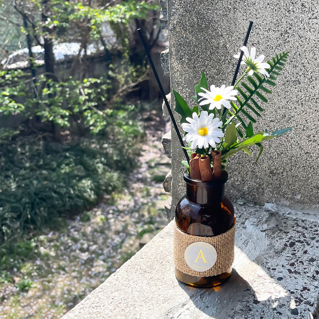 ASPASIA 含羞草肉桂花擴香 雛菊白 100ml 套組, 2套, 英國梨與小蒼蘭