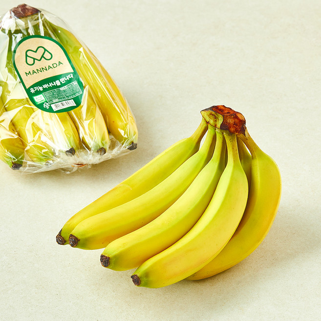 만나다 에콰도르산 유기농 인증 바나나, 1.3kg, 1개