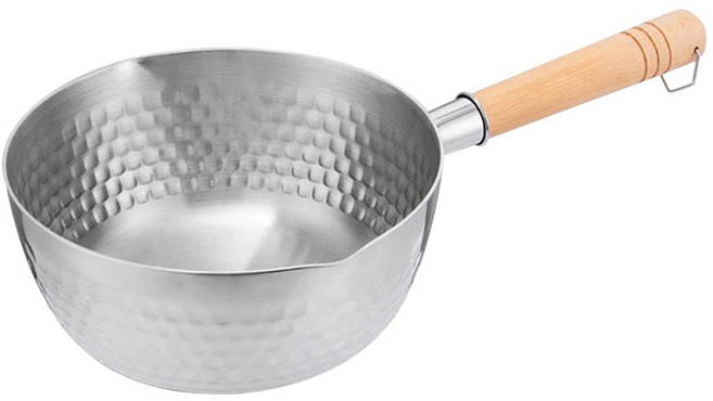 퀸센스 인덕션 스텐 IH 퓨어 함마톤 편수냄비, 20cm, 스테인레스, 1개, 20cm