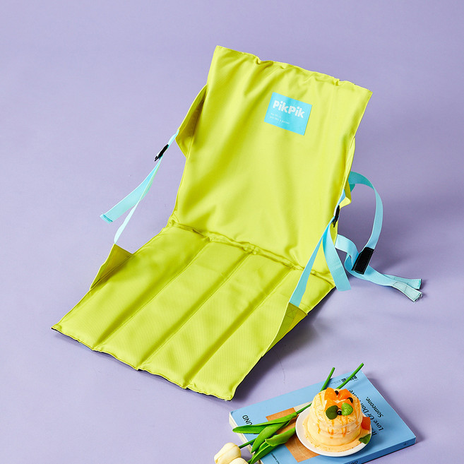 버터 샵 피크피크 그라운드체어 39 x 39 x 39 cm, 라임, 1개