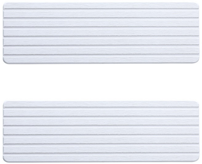 뉴앤룩 초대형 규조토 트레이 10 x 31 cm, 화이트, 2개