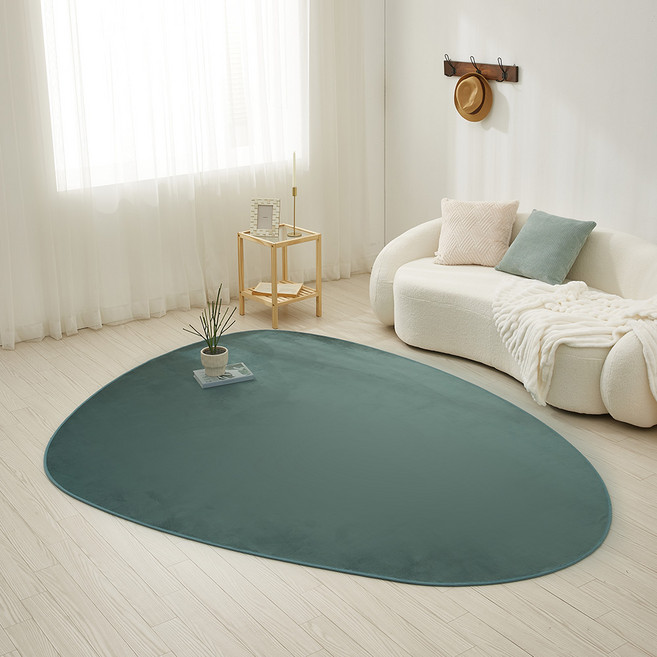 LEREVE 라떼아 생활방수 워셔블 스톤 비정형 러그