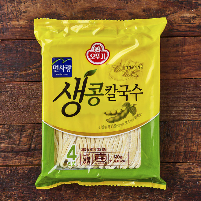 오뚜기 생콩칼국수, 600g, 1개
