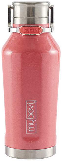 마이베비 콰트로 캔틴 캐리핸들 텀블러, 코랄 스파클, 290ml