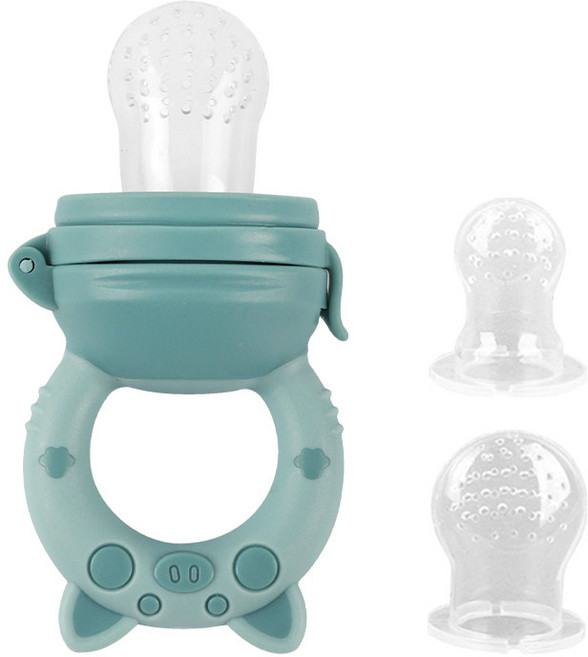 베이비팜 아기과즙망+실리콘망 S+M+L 세트, 블루, 1세트