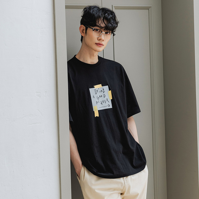 앨빈클로 GOOD PLAYER 오버핏 통기성 반팔티 AST4512