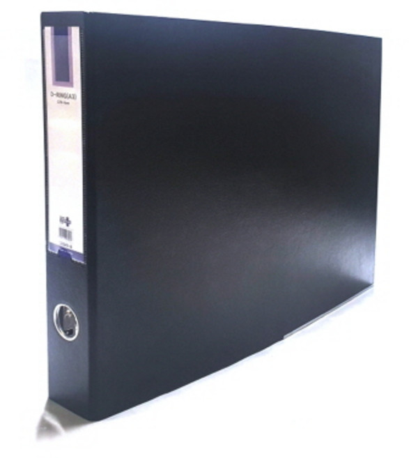 A3 D링 가로형 합지바인더 5cm, 흑색, 1개