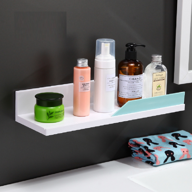 다임리빙 욕실 벽걸이 선반, 화이트블루, 1개