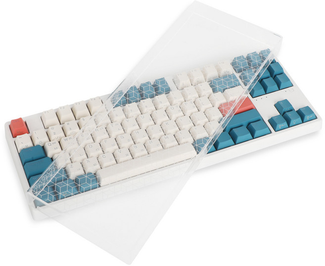 앱코 AKR01 TKL 아크릴 텐키리스 키보드 덮개 커버, 큐브 패턴, AKR01 TKL Acrylic Roof