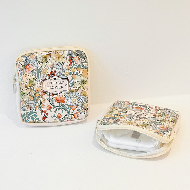 모나코올리브 플로럴 플라워 시크릿 파우치 2p