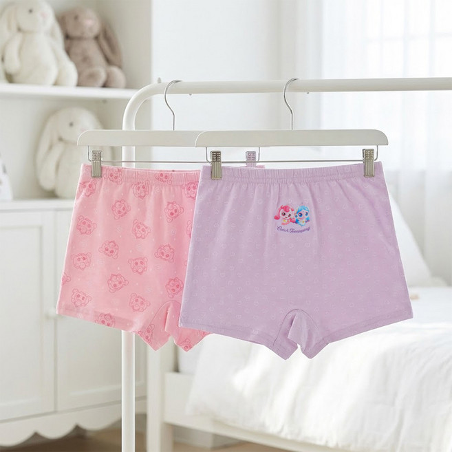 프리미에팜 아동용 캐치 티니핑 면스판 사각팬티 2종 세트