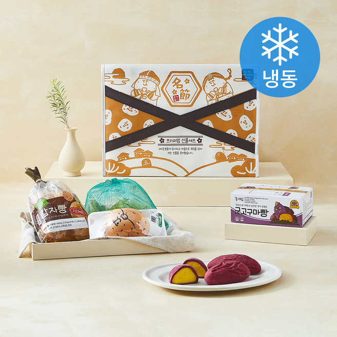 감자밭 춘천 빵 프리미엄 선물세트 1.103kg (냉동), 1세트
