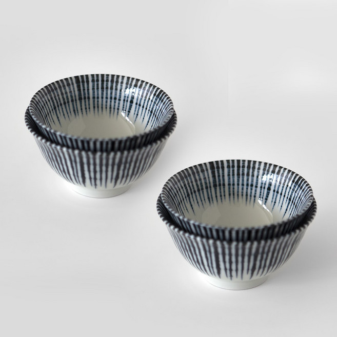 니코트 산토리 밥공기 + 국그릇 2인세트, 밥공기 2p + 국그릇 2p, 1세트