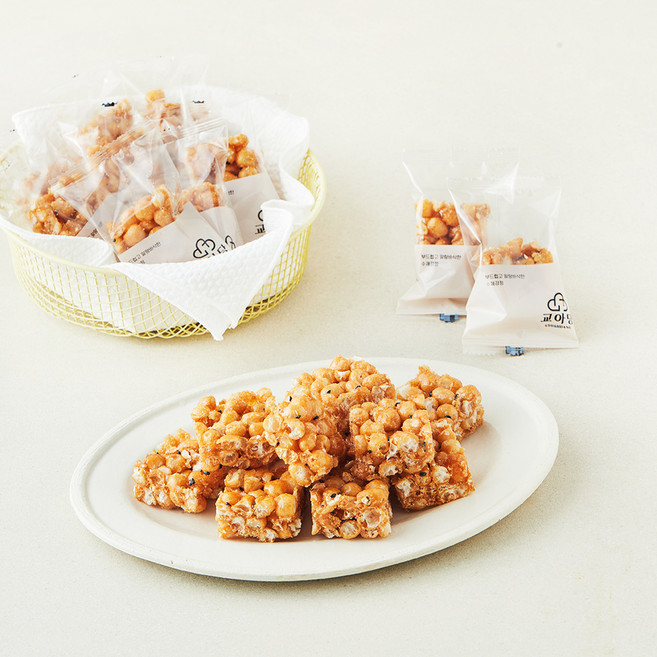 교아당 한입오란다 플레인 검정깨, 9g, 1개, 50개입