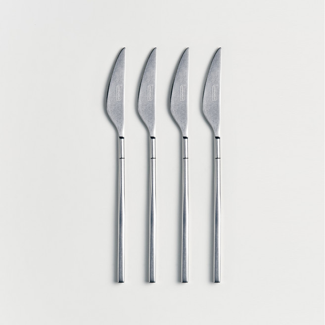 세라토가 시엘로 스톤워시 커트러리 디저트 나이프, 4개