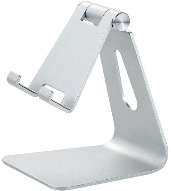 알루미늄 스마트폰 태블릿 거치대 일반거치형, 실버