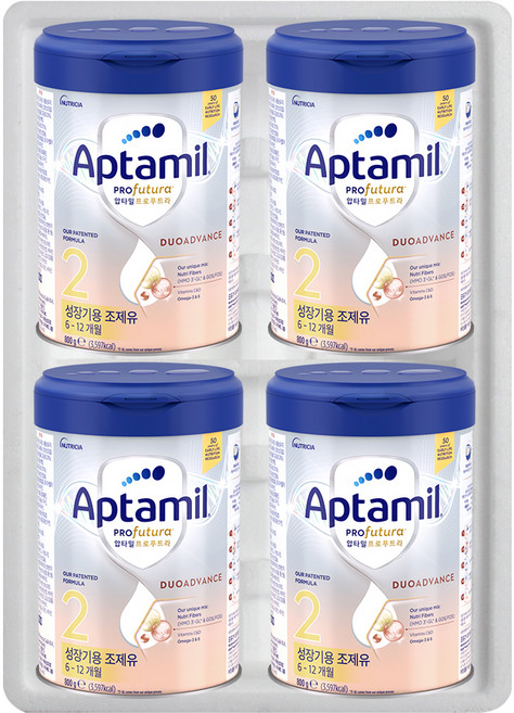 압타밀 프로푸트라 듀오어드밴스 2단계, 800g, 4개