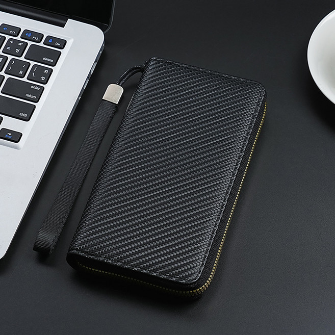 인피어스 남성용 멀티 카드 지퍼 지갑 I265-42T