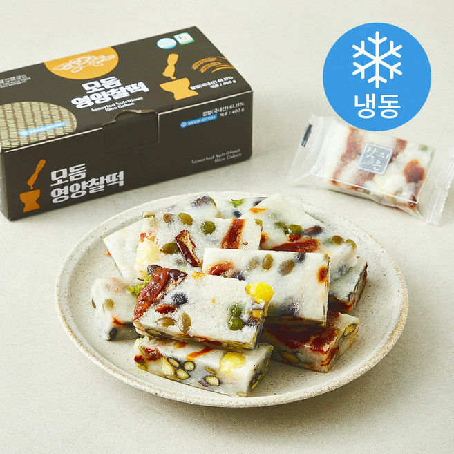 갓지은 모듬 영양찰떡 (냉동), 50g, 1개, 8개입