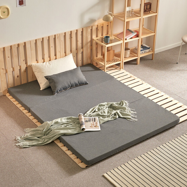 세인트블랑 3단 접이식 AIR라텍스폼 매트리스 소파베드 + 보관가방 고객직접설치