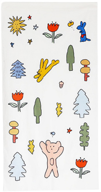 브런치브라더 포레스트 패브릭 포스터, 혼합색상