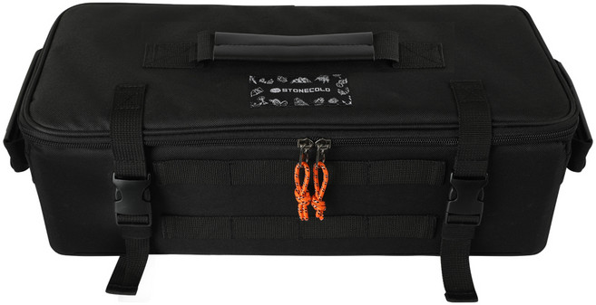 스톤콜드 파워툴 단조팩 캠핑 공구 가방, 블랙, 1개