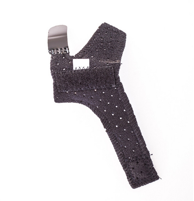 리치덕 엄지손가락보호대 스트랩형 블랙통기성 M, 1개