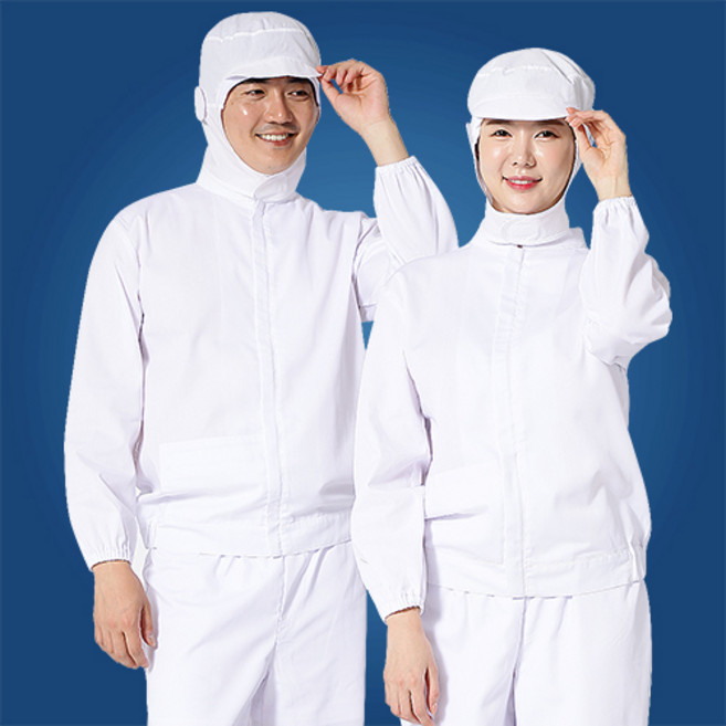 세경 남녀공용 위생복 상의 + 하의 + 위생모 세트
