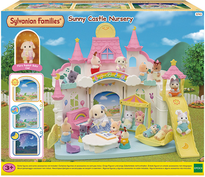 실바니안패밀리 써니 캐슬 아기 유치원 피규어 세트 5743, 1세트
