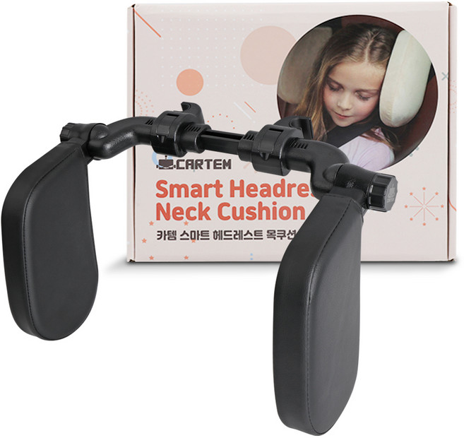 CARTEM 智慧頭枕頸墊, 黑色, 1個