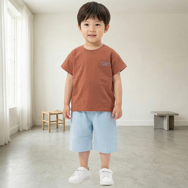 KIDSCOMO 兒童Munch短袖上下套裝