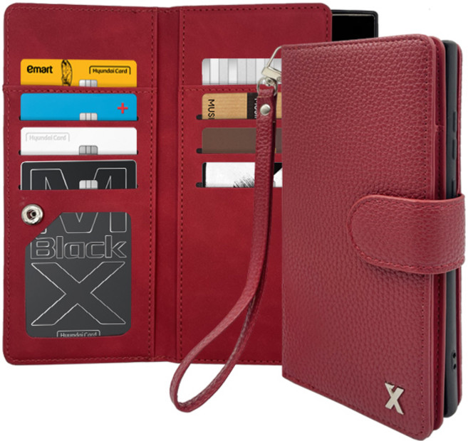 까미또 엑스 더블포켓 리나 다이어리 휴대폰 케이스