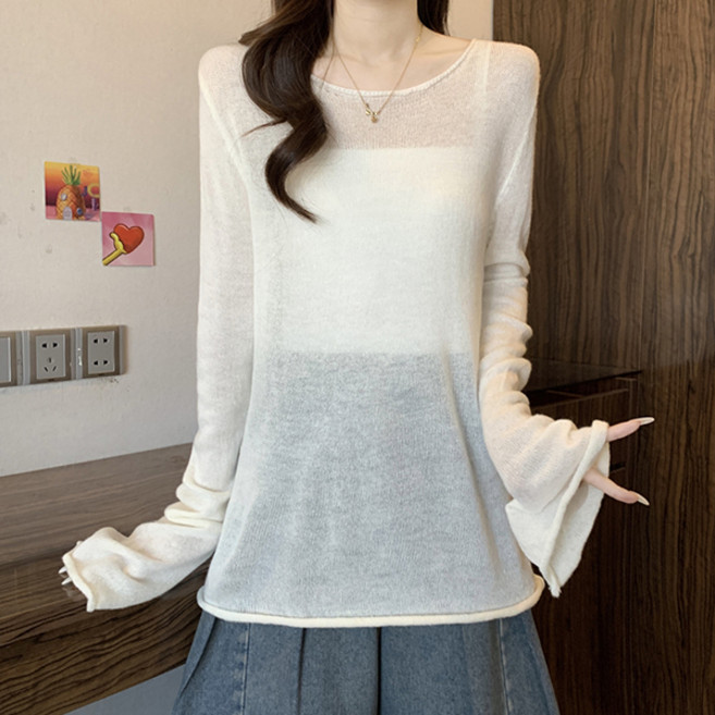 루나걸 여성용 스콜베르 시스루 니트 L26SPBL010910