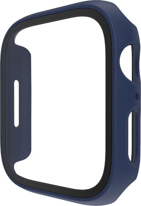 우먼스9999 애플워치 호환 풀커버 강화 필름 케이스, 미드나잇, 1개