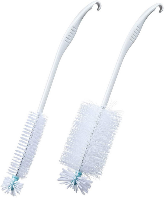 마메이타 좁은 물병 롱 세척솔 + 대용량 물병 세척솔 세트, 혼합색상, 1세트