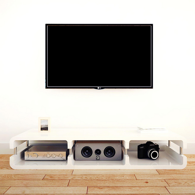 CUBICS 3 TV 客廳櫃 HP3-1, 白色